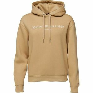 Tommy Hilfiger MODERN REG CORP LOGO HOODIE Női pulóver, bézs, méret kép