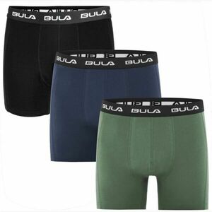 Bula FRAME BOXER 3PK Férfi pamut boxeralsó, fekete, méret kép