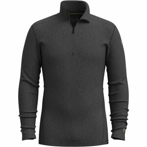 Smartwool CLASSIC THERMAL MERINO BL 1/4 ZIP Férfi thermo felső, sötétszürke, méret kép