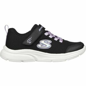 Skechers WAVY LITES Gyerek szabadidőcipő, fekete, méret kép