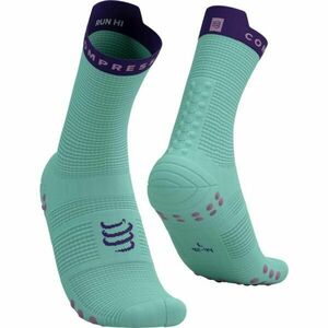 Compressport PRO RACING SOCKS V4.0 RUN Futózokni, türkiz, méret kép