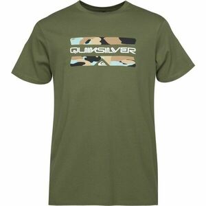 Quiksilver CAMO LOGO SS Férfi felső, khaki, méret kép