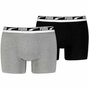 Puma MEN EVERYDAY MULTI LOGO BOXER 2P Férfi boxeralsó, fekete, méret kép