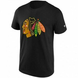 FANATICS NHL PRIMARY LOGO GRAPHIC CHICAGO BLACKHAWKS Férfi póló, fekete, méret kép