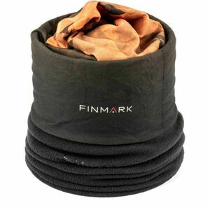 Finmark MULTIFUNCTIONAL SCARF Multifunkcionális kendő fleece anyaggal, fekete, méret kép