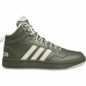 adidas HOOPS 3.0 MID WTR Férfi tornacipő, sötétzöld, méret 46 kép