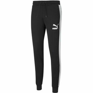 Puma ICONIC T7 TRACK PANTS Férfi melegítőnadrág, fekete, méret kép