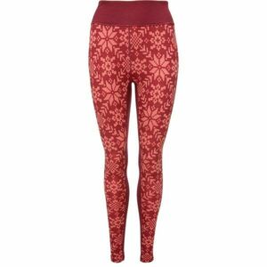 KARI TRAA EDITH PANTS Női merinó leggings, piros, méret kép