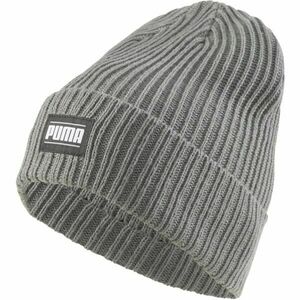 Puma CLASSIC CUFF BEANIE Férfi kötött sapka, szürke, méret kép