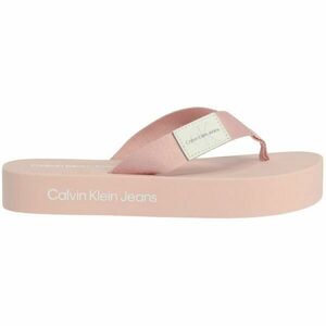 Calvin Klein FLATFORM FLIPFLOP Női filp-flop papucs, rózsaszín, méret kép