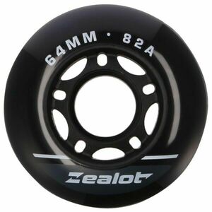 Zealot INLINE WHEELS 4 PACK 64-82A Görkorcsolya kerekek, fekete, méret kép