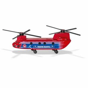 SIKU TRANSPORT HELICOPTER Áruszállító helikopter, piros, méret kép