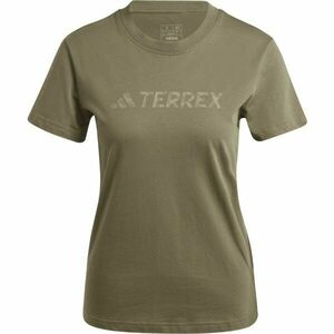 adidas TERREX CLASSIC LOGO Női póló, khaki, méret kép