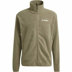 adidas TERREX MULTI FULL-ZIP FLEECE Férfi fleece kabát, khaki, méret kép