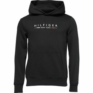 Tommy Hilfiger NEW YORK HOODY Férfi pulóver, fekete, méret kép