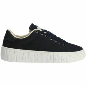 Tommy Hilfiger TOMMY JEANS CANVAS OUTSOLE Rövid szárú férfi teniszcipő, sötétkék, méret kép