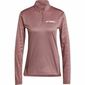 adidas TERREX MULTI HALF-ZIP LONG SLEEVE Női felső, rózsaszín, méret kép