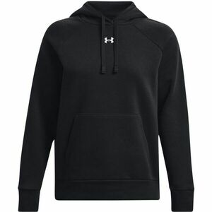 Under Armour RIVAL FLEECE HOODIE Női pulóver, fekete, méret kép