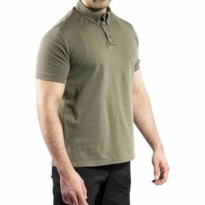 VAVWEAR TLAC01 Férfi galléros póló, khaki, méret kép