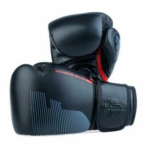 Fighter PRO 12 OZ Boxkesztyű, fekete, méret kép