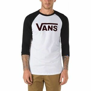 Vans CLASSIC RAGLAN Férfi póló, fehér, méret kép