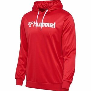 Hummel LOGO HOODIE Férfi pulóver, piros, méret kép