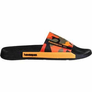 HAVAIANAS SLIDE PRINT Uniszex papucs, fekete, méret 41/42 kép