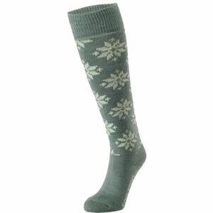 KARI TRAA ROSE WOOL SKI SOCKS Női térdzokni síeléshez, sötétzöld, méret kép