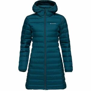 Columbia LAKE 22 II DOWN LONG HOODED JACKET Női télikabát, sötétzöld, méret kép