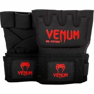 Venum KONTACT GEL GLOVE WRAPS Kesztyű, fekete, méret kép