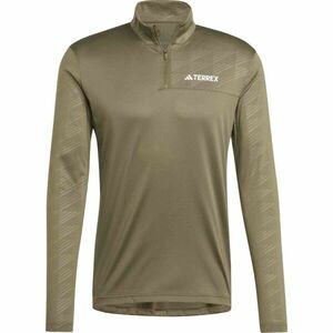 adidas TERREY MULTI HALF-ZIP Férfi felső, khaki, méret kép