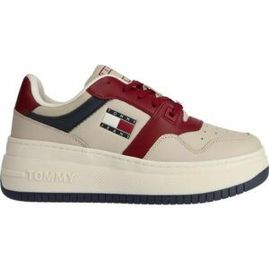 Tommy Hilfiger TJW RETRO BASKET FLATFORM Női teniszcipő, bézs, méret kép