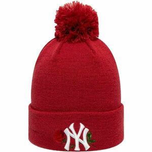 New Era MLB TWINE BOBBLE KNIT KIDS NEW YORK YANKEES Téli sapka lányoknak, piros, méret kép