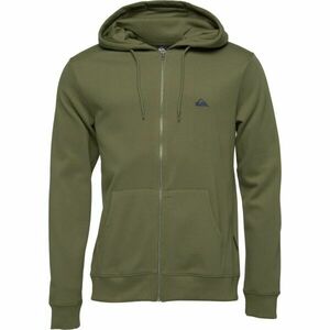 Quiksilver BASIC HOOD ZIP YOUNG MEN Férfi pulóver, khaki, méret kép