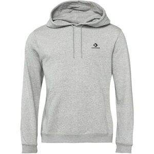 Converse STANDARD UNI FIT LEFT CHEST STAR CHEV EMB HOODIE FT Női pulóver, szürke, méret kép