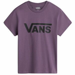 Vans WM FLYING V CREW TEE Női póló, lila, méret kép