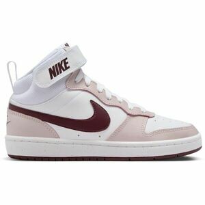 Nike COURT BOROUGH MID 2 Gyerek teniszcipő, fehér, méret 39 kép