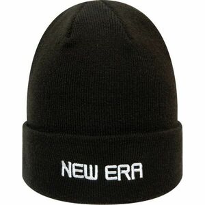 New Era ESSENTIAL CUFF KNIT Unisex téli sapka, fekete, méret kép