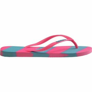 HAVAIANAS SLIM COLOR FUN Női strandpapucs, rózsaszín, méret 41/42 kép