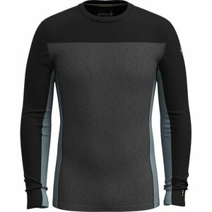 Smartwool CLASSIC THERMAL MERINO BL CRW Férfi thermo felső, fekete, méret kép