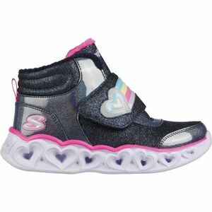 Skechers HEART LIGHTS - BRILLIANT RAINBOW Lány téli cipő, sötétkék, méret kép