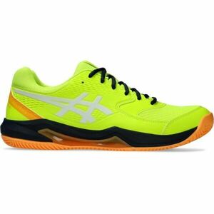 ASICS GEL-DEDICATE 8 CLAY Férfi teniszcipő, fényvisszaverő neon, méret 46.5 kép