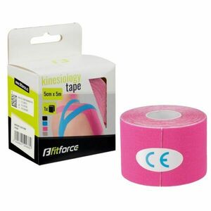 Fitforce KINETAPE Kineziológiai tapasz, rózsaszín, méret kép