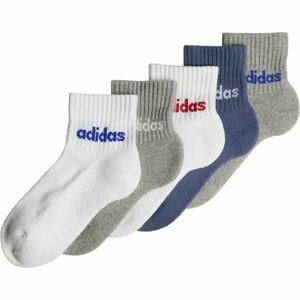 adidas LINEAR ANKLE KIDS Gyerek bokazokni, fehér, méret kép