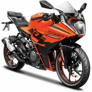 MAISTO KTM RC 390 Motorkerékpár makett, narancssárga, méret kép