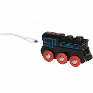 BRIO LOCOMOTIVE MINI USB Villanymozdony, fekete, méret kép