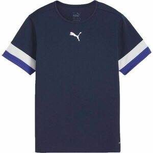 Puma INDIVIDUALRISE JERSEY JR Póló focira, sötétkék, méret kép