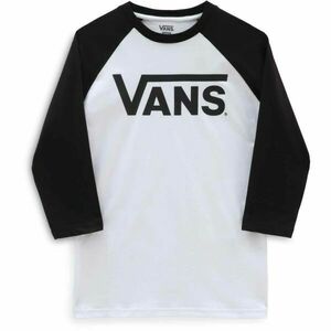 Vans CLASSIC VANS RAGLAN-B Fiú póló, fehér, méret kép