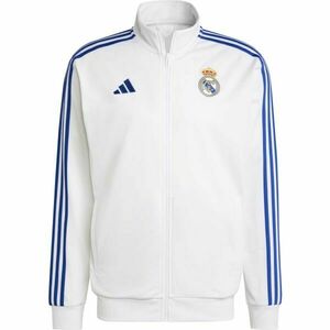 adidas REAL MADRID DNA TT Férfi pulóver, fehér, méret kép