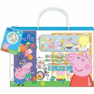 PRASÁTKO PEPPA FUN BAG Vidám táska tolltartóval, mix, méret kép